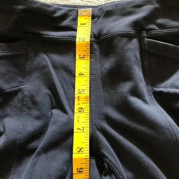 Athleta Metro Capri Crop Dark Blue Navy Leggings Tights Yoga Pants High Waist:XS - Picture 12 of 15